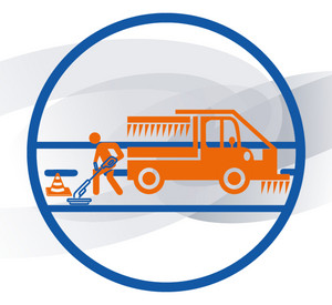 Icon Straßenunterhaltung