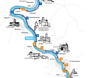 Aussschnitt aus der Karte 