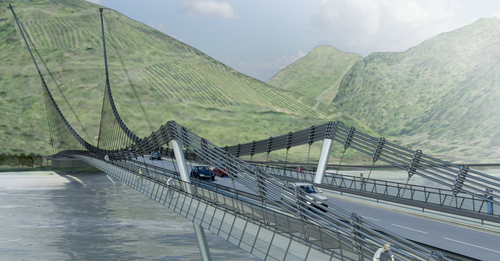 Visualisierung Mittelrheinbrücke